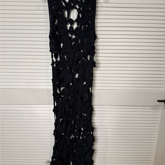 New NWT STAUD Pellegrino Dress Black Size M/L Retails $695 - Picture 7 of 11